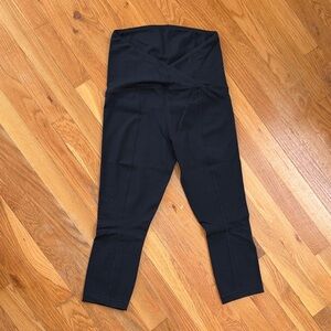 High-Waist Black Maternity Active Leggings by Ingrid & Isabel